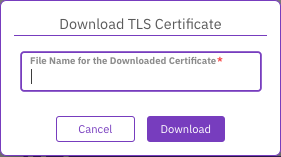 Manage TLS certificates using GUI | W E K A